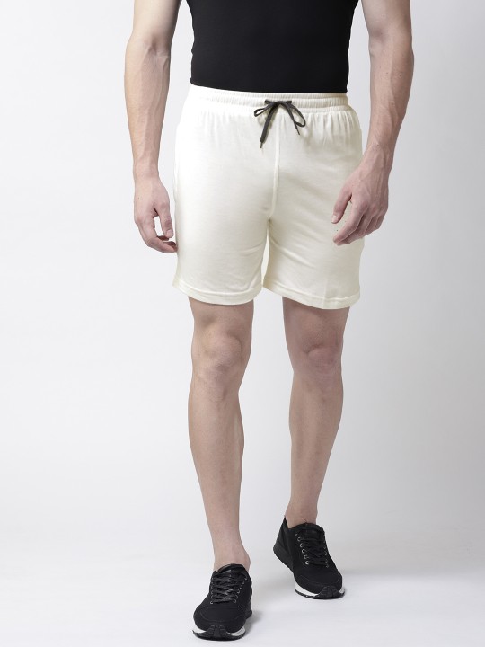 Men Off-White Printed Regular Fit Regular Shorts 28