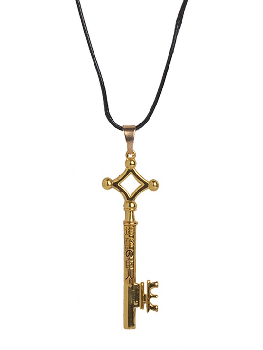 Black & Gold-Toned Chain With Pendant