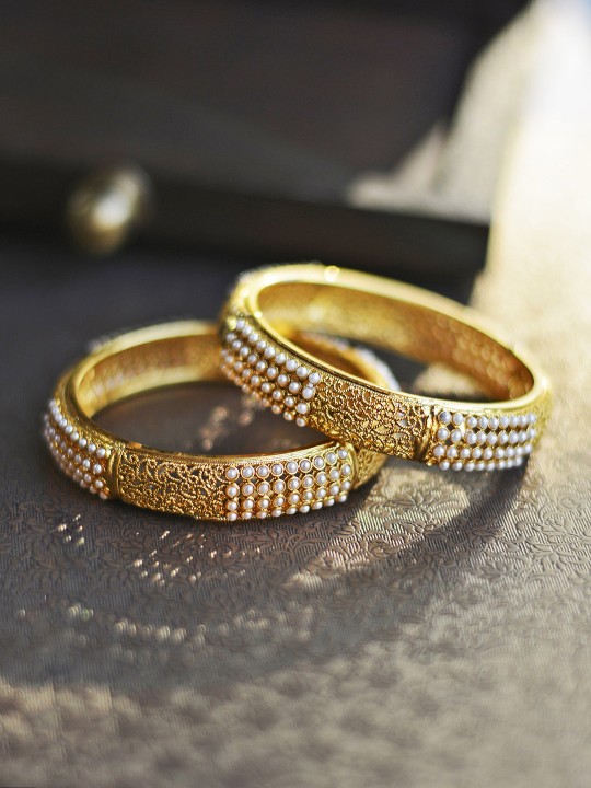 Set of 2 Gold Plated Bangle