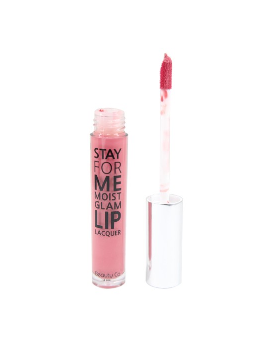 Pink STAY FOR ME Moist Glam Liquid Lipstick