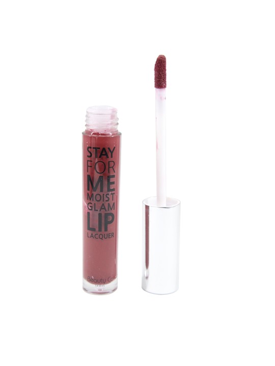 Maroon STAY FOR ME Moist Glam Liquid Lipstick