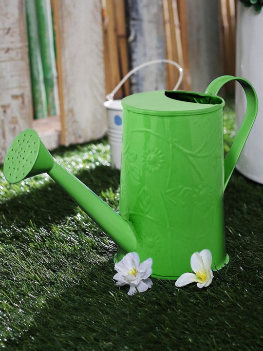 Metal Green Embossed Watercane