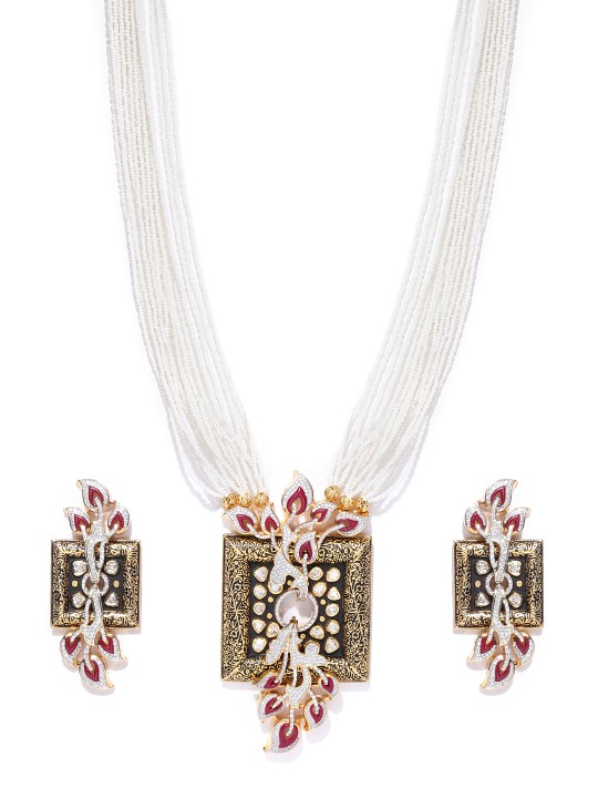 Antique Gold-Toned Jewellery Set