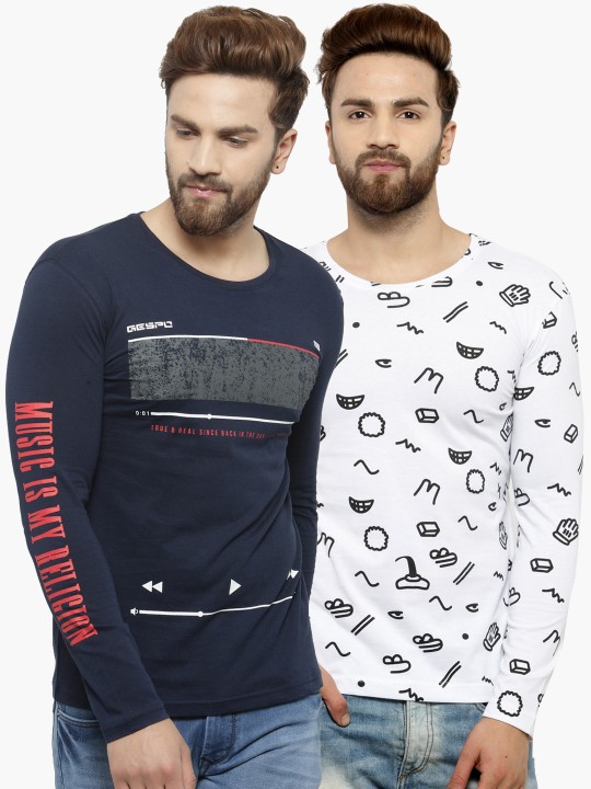 Men Pack of 2 T-shirts S