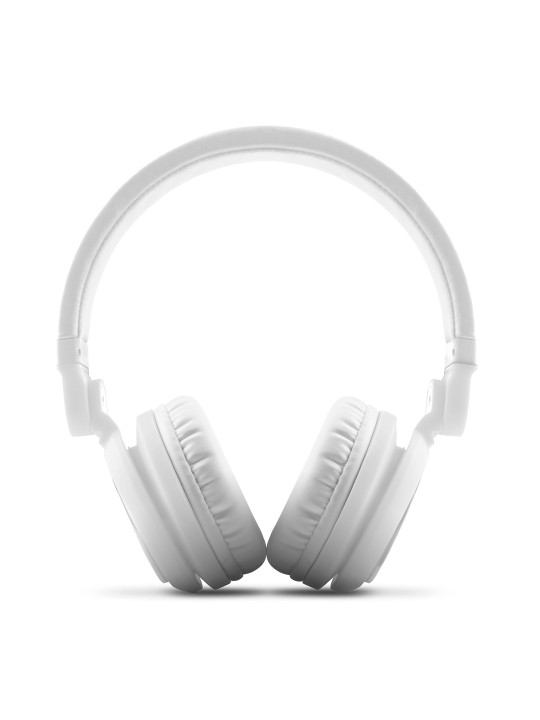 Unisex White DJ2 Over-Ear Headphones with Mic