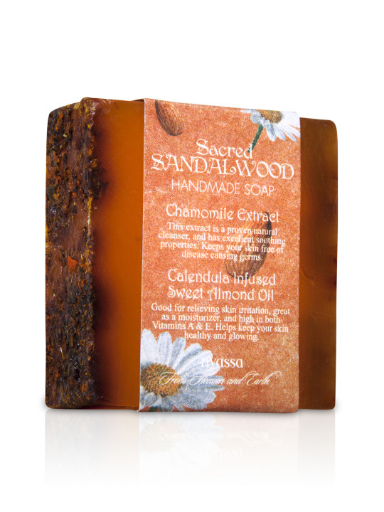 Nyassa Unisex Sacred Sandalwood Handmade Soap 150g