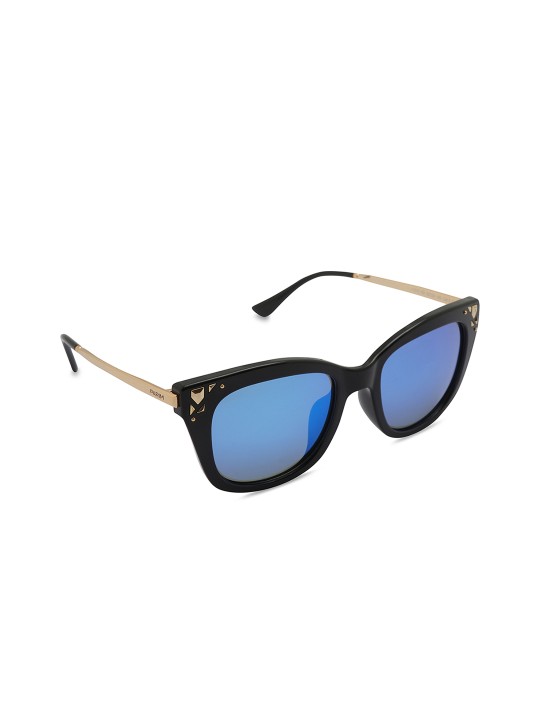 Women Mirrored Square Sunglasses 11010 B2