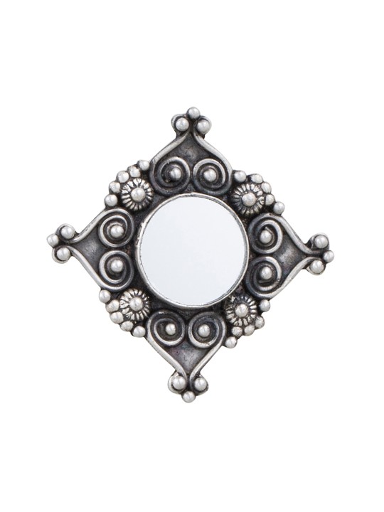 Sterling Silver Adjustable Mirror Ring