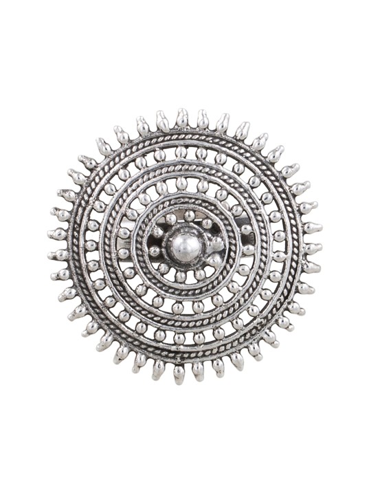 92.5 Sterling Silver Adjustable Ring