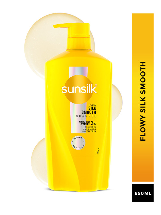 Sunsilk Flowy Silk Smooth Shampoo - 650 ml