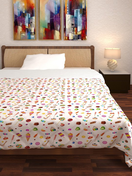 White Summer 110 GSM Single Bed Dohar