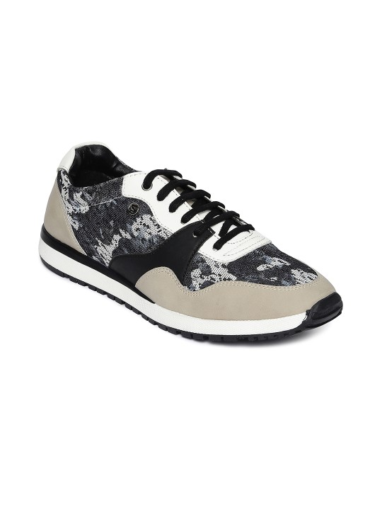 Men Grey Printed Sneakers 6