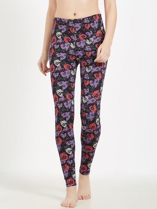Multicoloured Printed Tights S