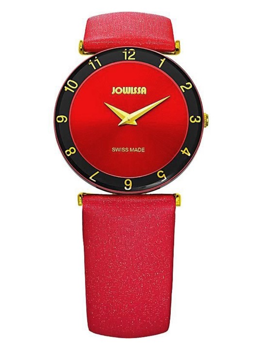 Women Red Analogue Watch J6.169.M