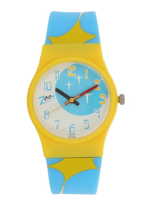 Unisex Blue & White Analogue Watch NKC3028PP10
