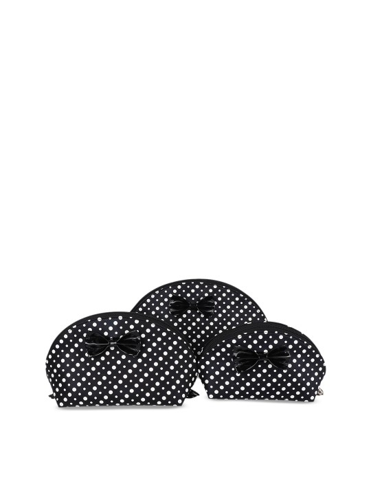 Women Pack of 3 Black Colourblocked Make-Up