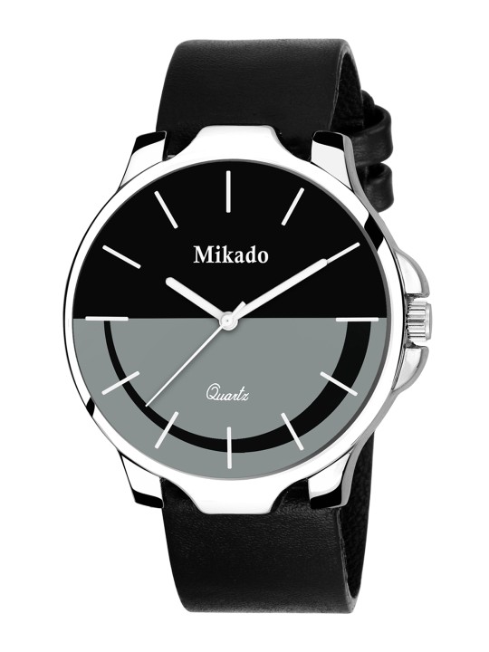Men Black & Grey Analogue Watch 5010