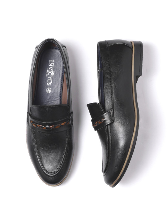 Men Black Semiformal Slip Ons 10 Desertcart INDIA