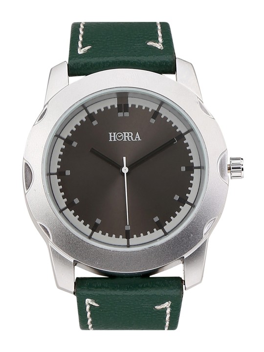 Men Black & Green Analogue Watch