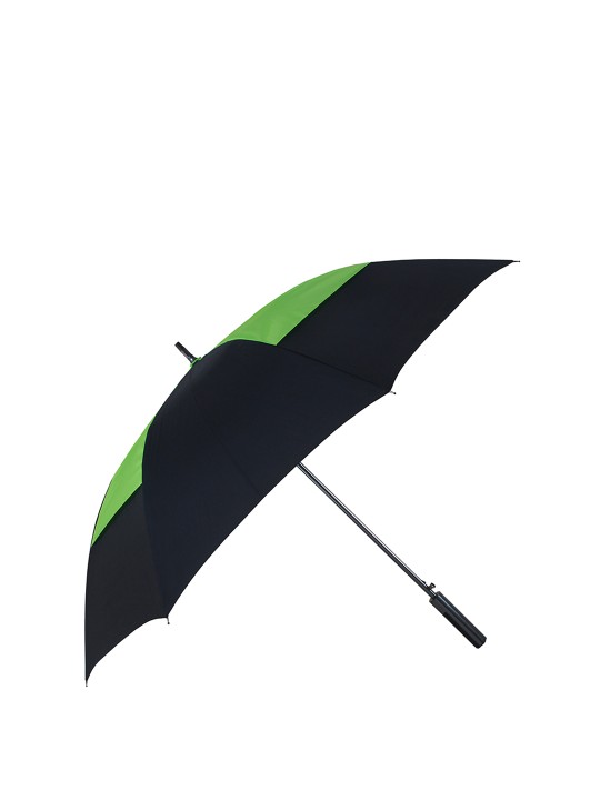 Black & Green Geometric Design Umbrella