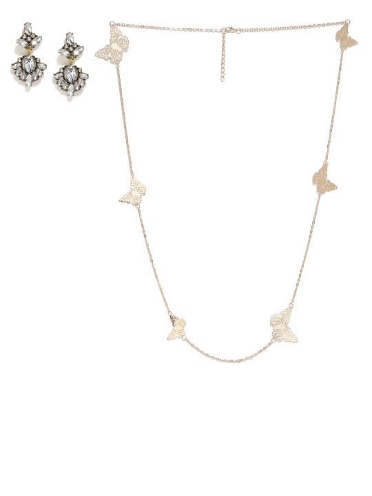 Gold-Toned Jewellery Set