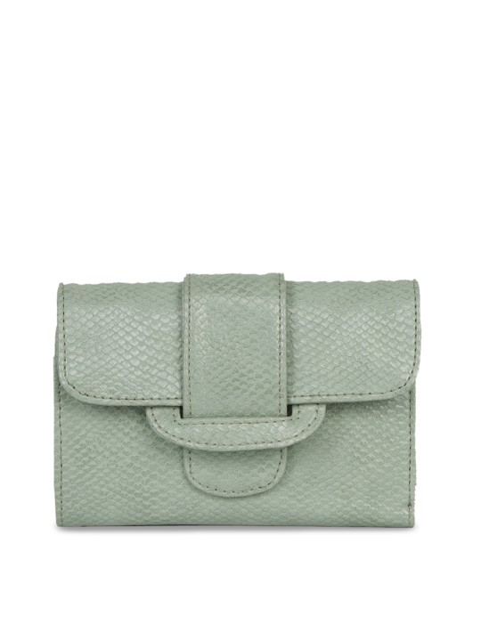 Green Solid Clutch