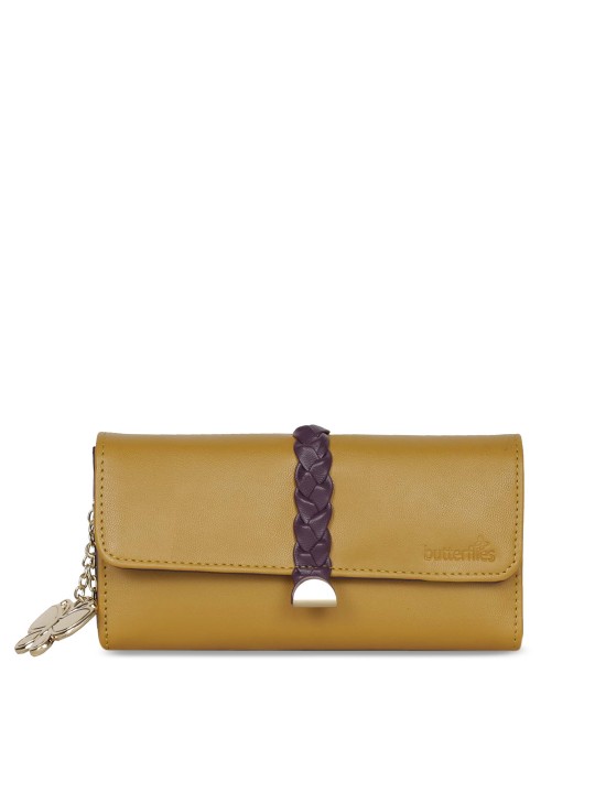 Mustard Solid Clutch