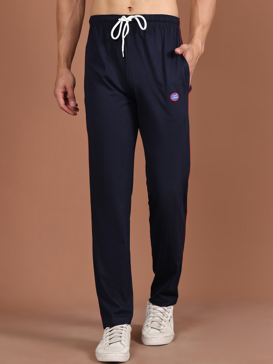 MACK JONNEY JONNEY Men Navy Blue Solid Lounge Pant