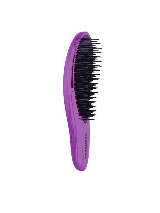 Hairtronic Classic Pink Chrome Detangler Hair Brush