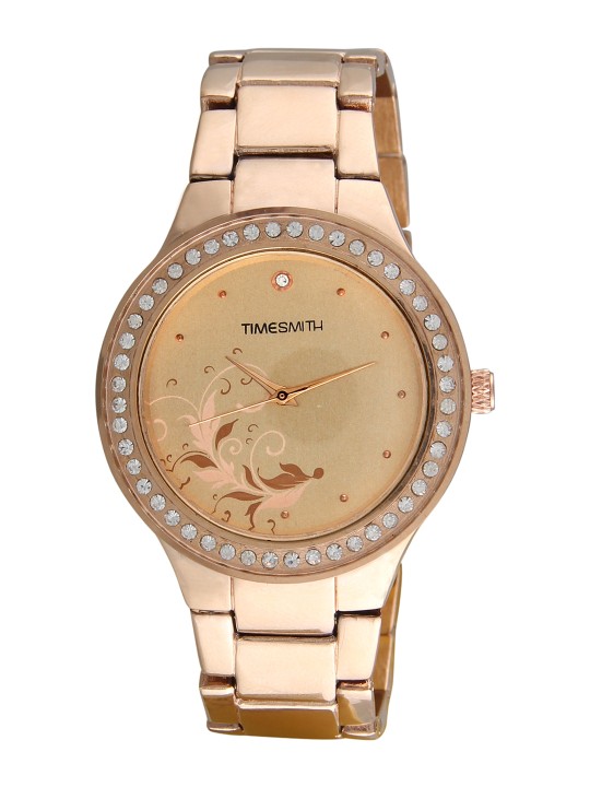Women Gold-Toned Analogue Watch TSMx