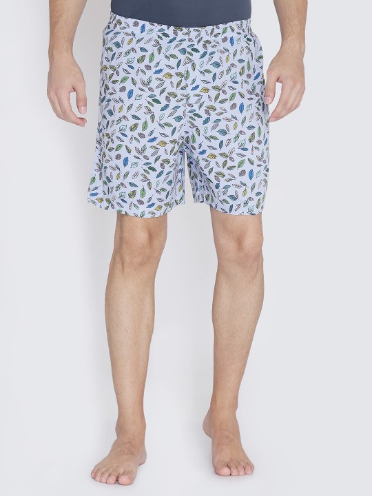 Men Blue Printed Boxers ENBBAPLEN29080 S