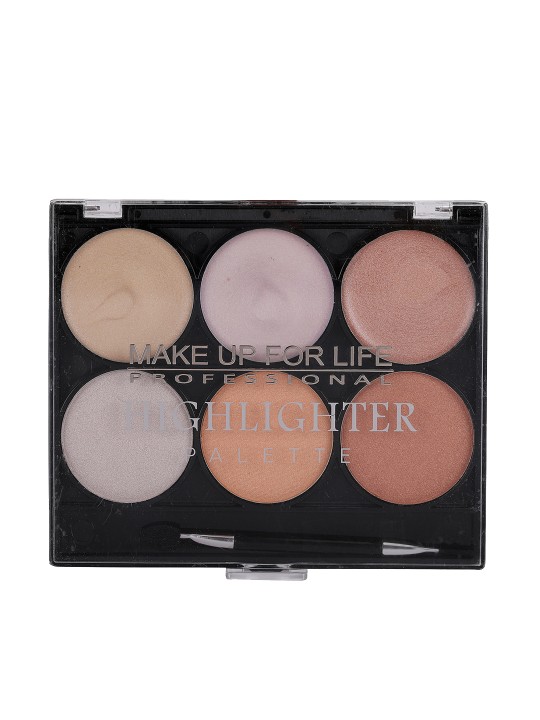 Make Up For Life Women 6 COLORE Highlighter Palette No-02