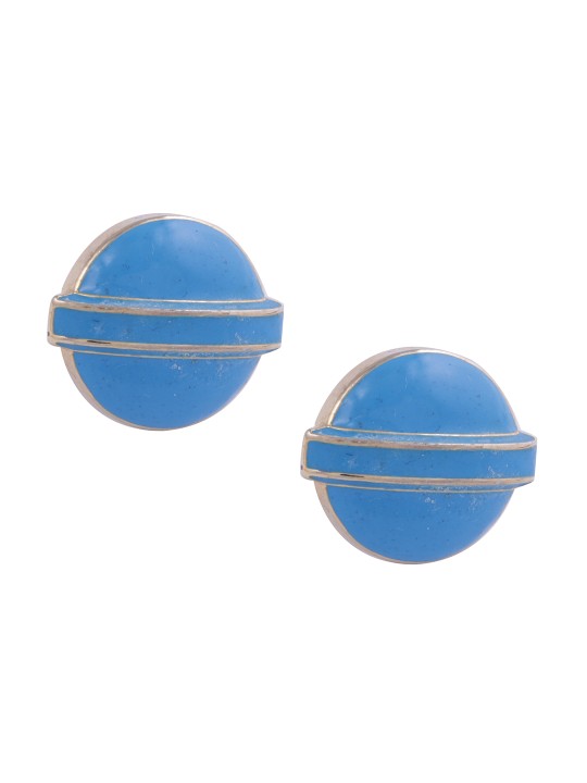 Women Gold-Toned & Blue Brooch