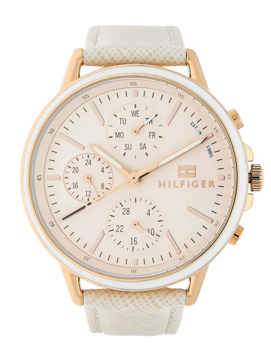Women Peach-Coloured Analogue Watch TH1781789