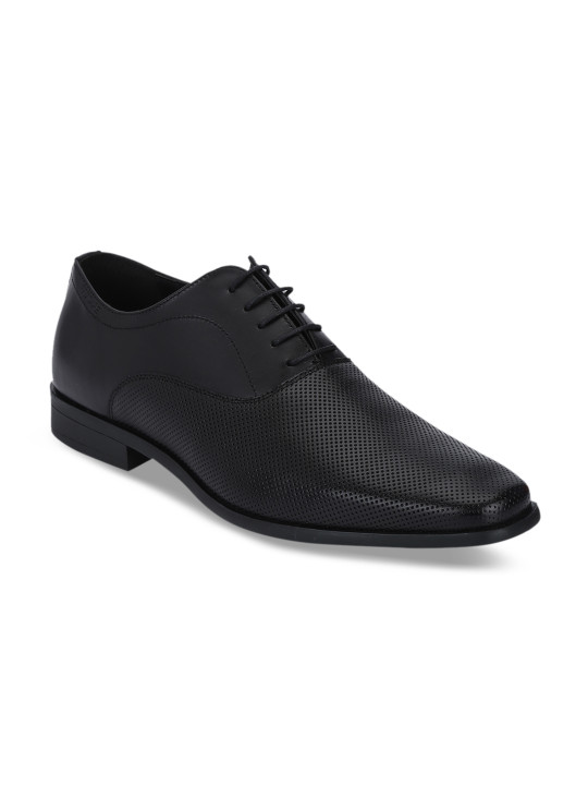 Men Black Formal Leather Oxford Shoes 6