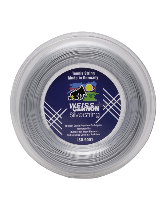 Weiss Cannon Unisex Silverstring 16L 1.25 mm Tennis String Reel