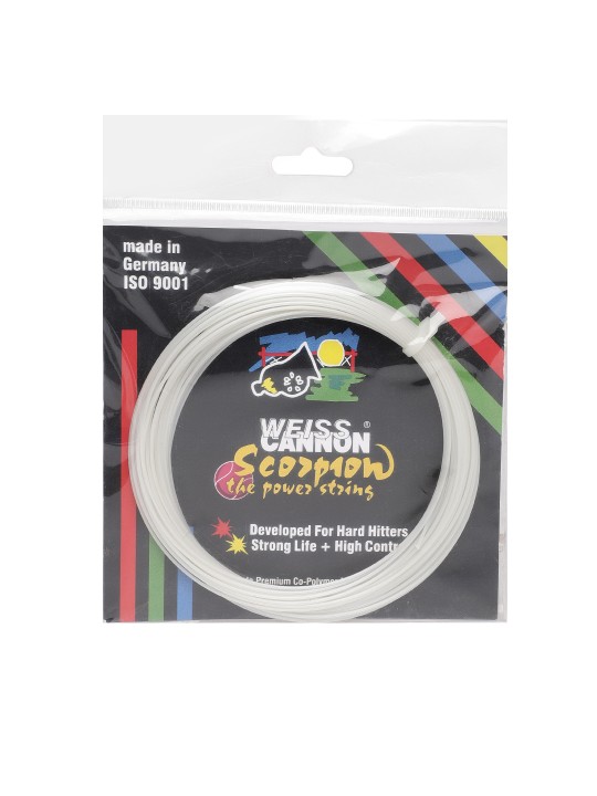 Scorpion 16L White Tennis String Set (12 m)