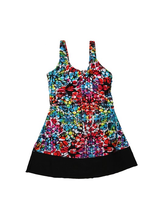 Girls Multicoloured Printed Swimsuit WG13 3Y
