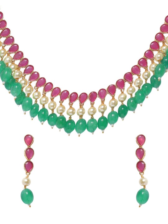 Aradhya Jewellery Arts Gold set