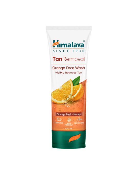 Himalaya Tan Removal Orange Face Wash with Honey & Papaya 100 ml