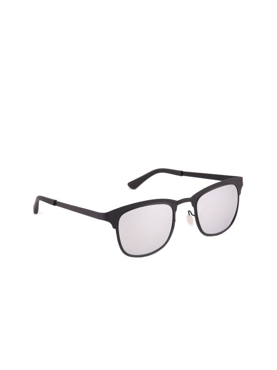 Unisex Silver-Toned Wayfarer Sunglasses