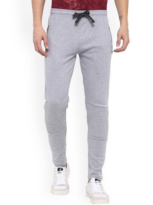 Grey Solid Joggers S