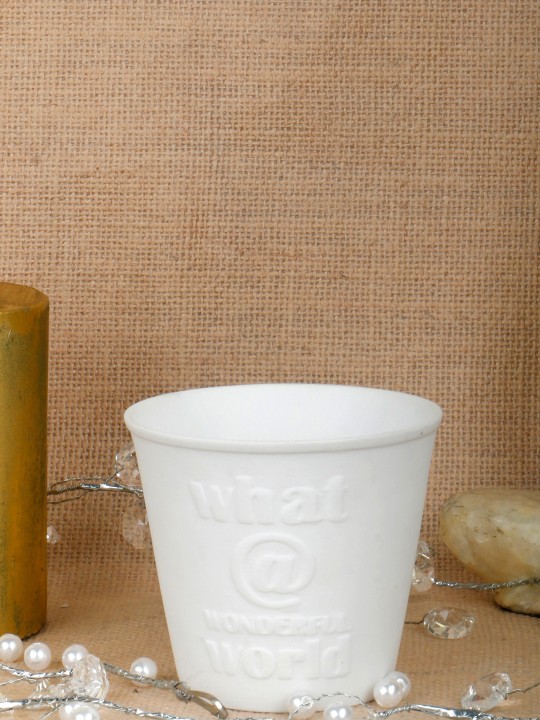 White Cup Tealight Holder