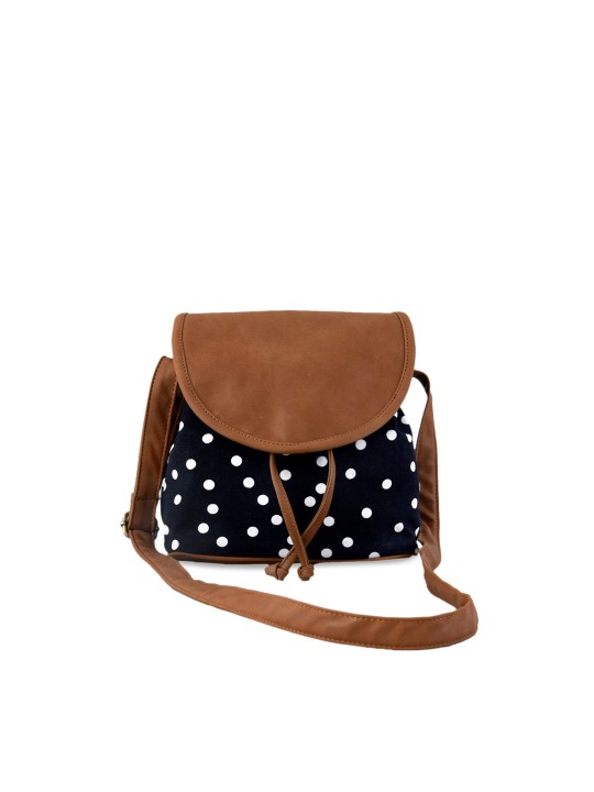 Black & White Printed Sling Bag