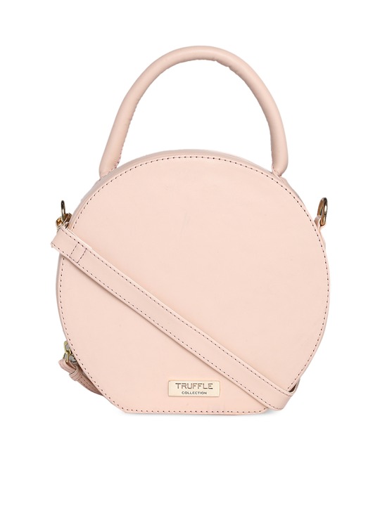 Pink Solid Sling Bag