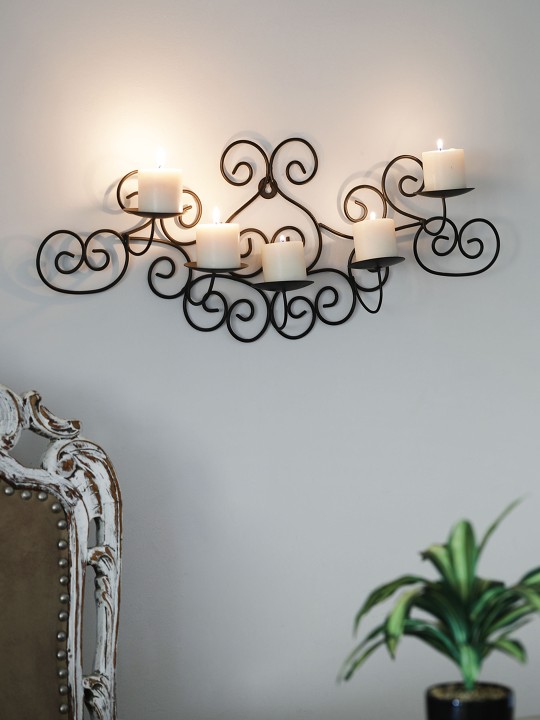 Samsaara Black Decorative Wall Sconce