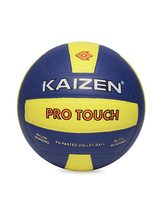 Unisex Blue & Yellow Pro Touch Volleyball