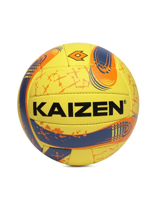 Unisex Yellow & Blue Star Volleyball