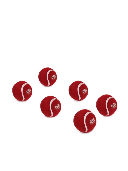 Unisex Red Nitro Heavy Pack of 6 Cricket Balls