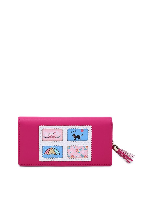 Pink Solid Clutch